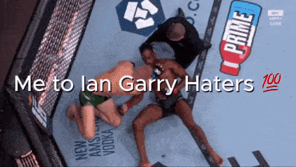 Two Men Wrestling Me To Lan Garry Haters GIF