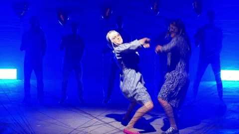 Two Old Ladies Swag Dancing GIF