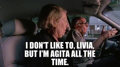 Two Older Women Are Sitting In A Car And One Of Them Is Saying I Don 'T Like To GIF