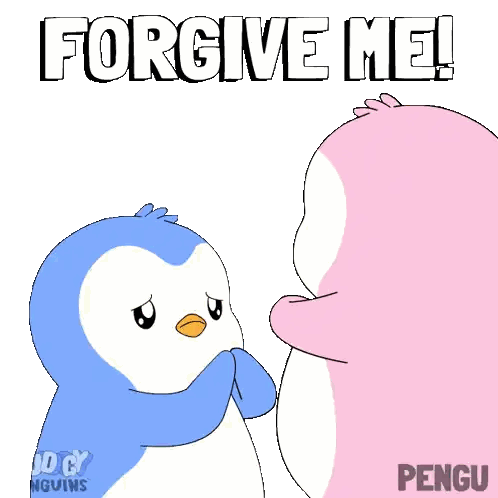 Two Penguins Forgive Me