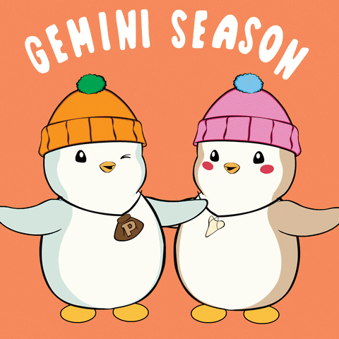 Two Penguins Standing Together Gemini Season