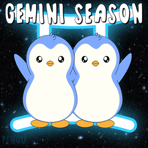 Two Penguins Standing Together Gemini Season