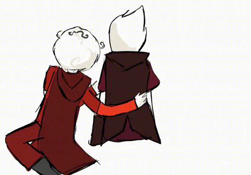 Two People Hugging