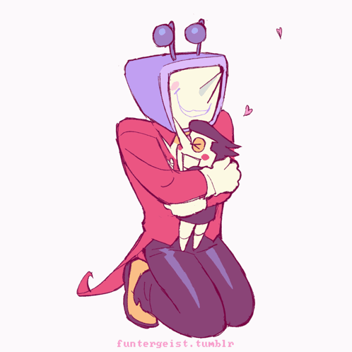 Two People Hugging Funtergeist.tumblr GIF