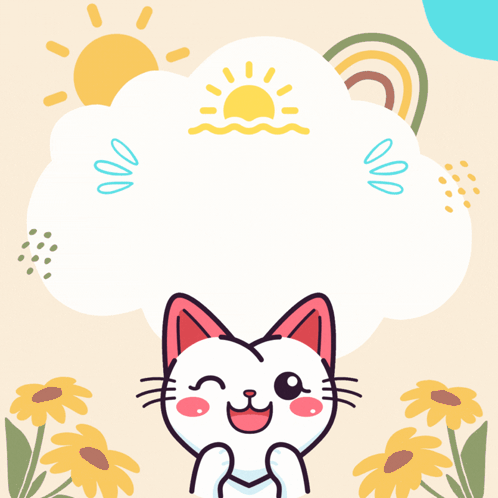 Two Rabbits On Stump Good Morning Have An Awesome Day GIF