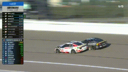 Two Race Cars on Track