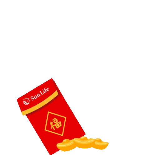 Two Red Envelopes with Sun Life