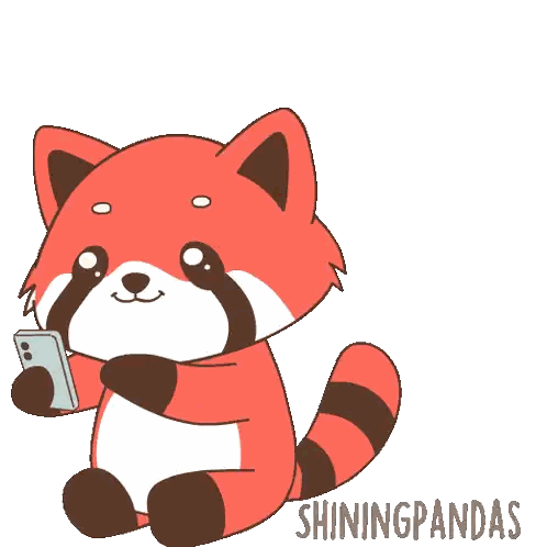 Two Red Pandas Sitting Together