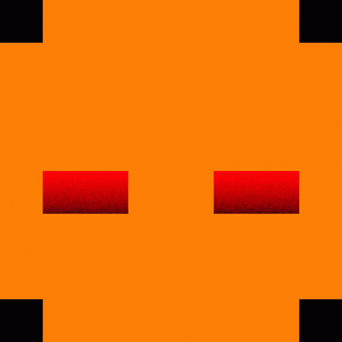 Two Red Squares On Yellow Background GIF