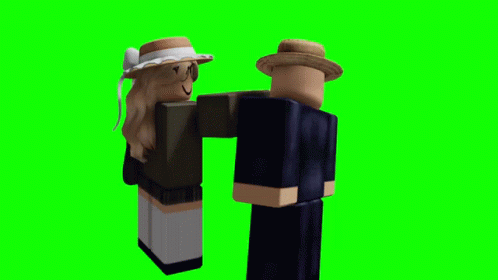 Two Roblox Characters Standing Next to Each Other