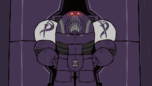 Two Robots With Skull Chest