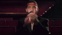 Two Shia Labeouf Clapping In Theater GIF