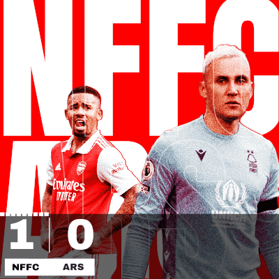 Two Soccer Players Are Standing In Front Of A Red Background With The Number 10 On It GIF