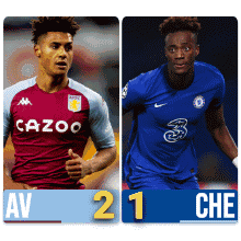 Two Soccer Players AV And CHE GIF