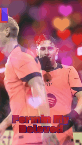 Two Soccer Players Fermin My Beloved GIF
