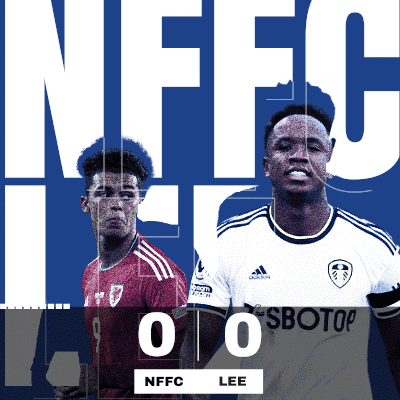 Two Soccer Players On A Blue Background With The Word Nfc GIF