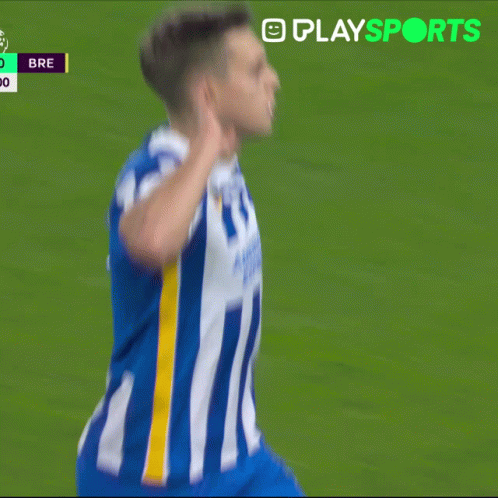 Two Soccer Players on Field with Playsports Logo