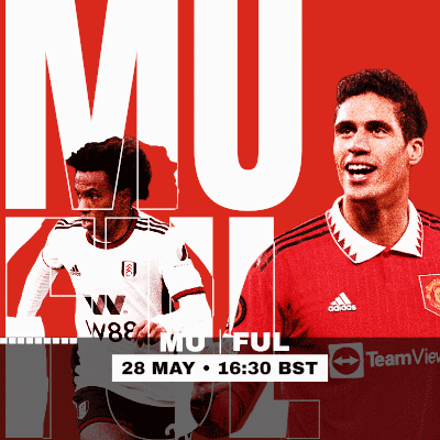 Two Soccer Players On Red Background Mu Ful GIF