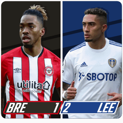 Two Soccer Players One in Red and White Shirt