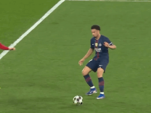 Two Soccer Players One Wearing Nike Jersey GIF