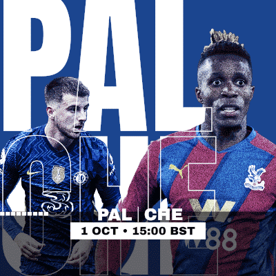 Two Soccer Players Pal Che on Blue Background
