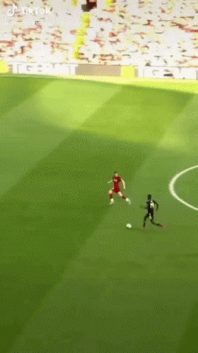 Two Soccer Players With TikTok GIF