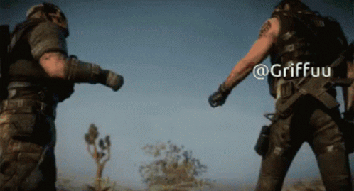 Two Soldiers With @Griffuu GIF