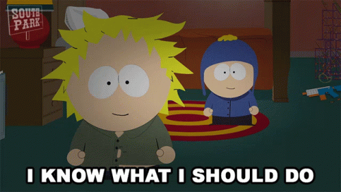 Two South Park Characters Standing