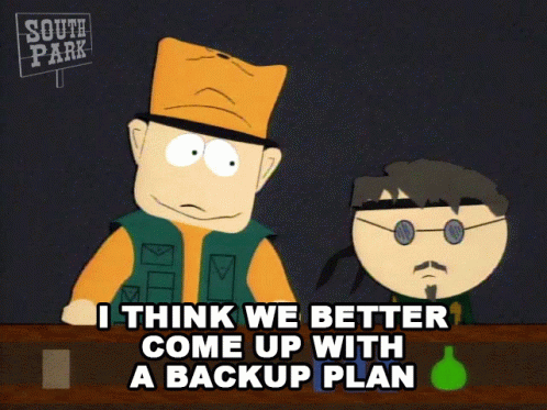 two south park characters standing next to each other