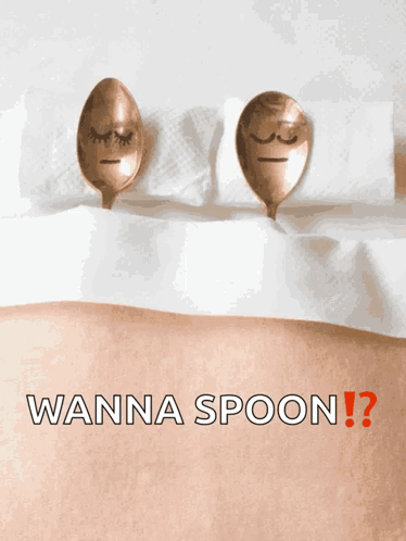 Two Spoons With Faces and Wanna Spoon