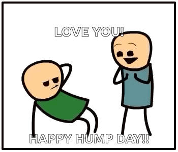 Two Stick Figures Talking