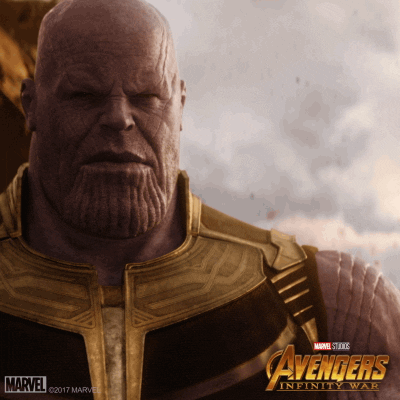 Two Stones Before Thanos Snap GIF
