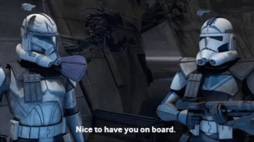 Two Stormtroopers Nice to Have You on Board
