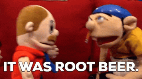 Two Stuffed Animals Are Standing Next To Each Other And Talking . GIF