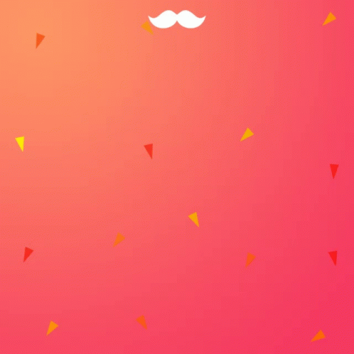 Two Tacos With Mustache on Pink