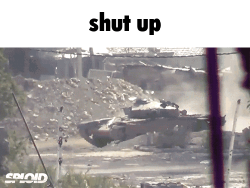 Two Tanks in Front of AUMG Logistics