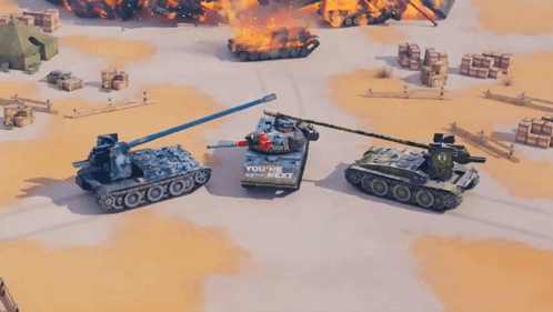 Two Tanks Saying You're Next