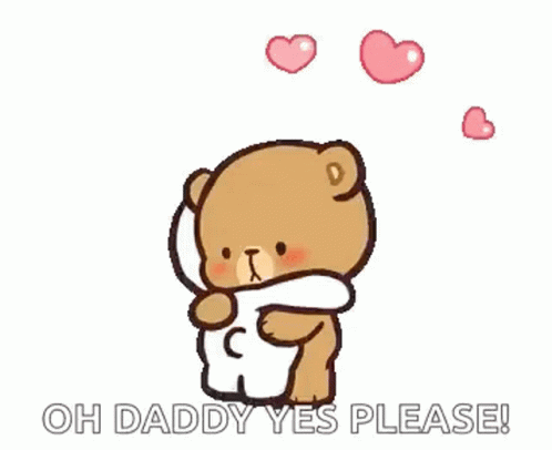 Two Teddy Bears Hugging With Hearts
