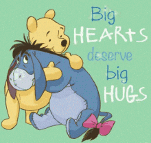 Two Teddy Bears Hugging With Love