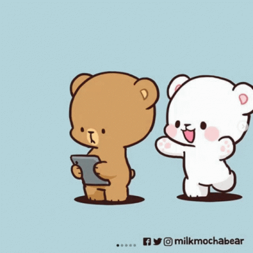 Two Teddy Bears Milkmochabear GIF