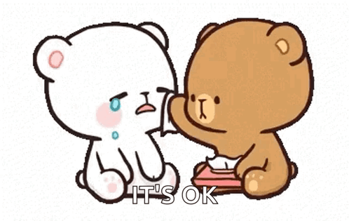 Two Teddy Bears One Crying