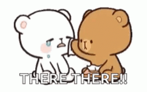 Two Teddy Bears Saying There There