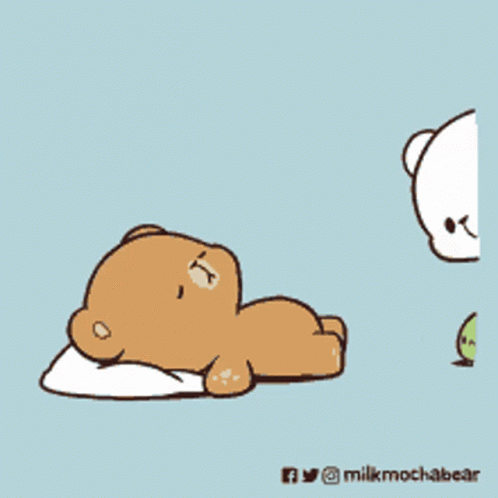 Two Teddy Bears Sleeping Under Stars