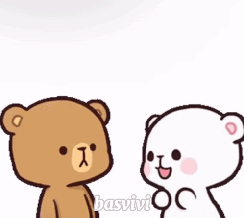 Two Teddy Bears Together Basvivi