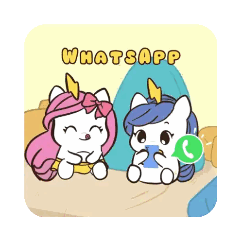 Two Unicorns Sitting Next to Each Other