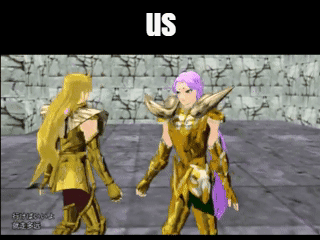 Two Warriors With Us Above Them