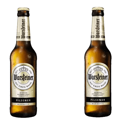Two Warsteiner Pilsener Bottles