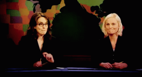 Two Women at Desk Bitches Get Stuff Done