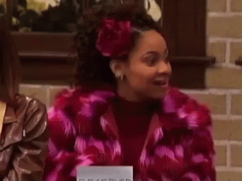 Two Women At Table With Hater GIF