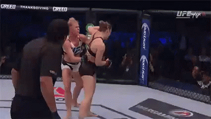 Two Women Fighting in Boxing Ring